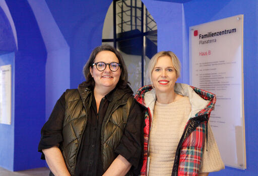 Heidi Theus und Irina Domenig